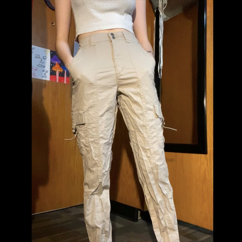 XS Garage Khaki Cargo Pants